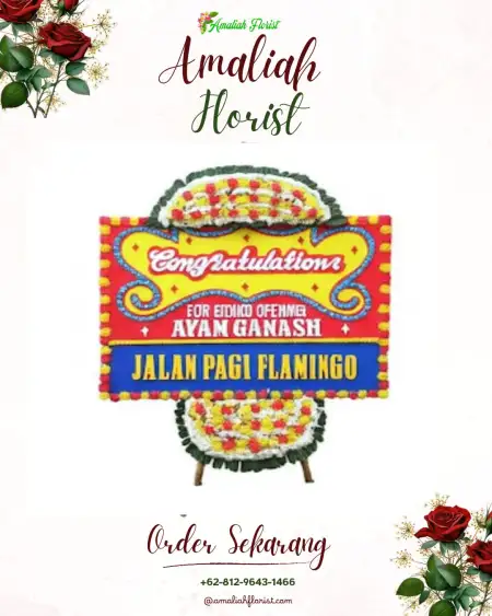 Sewa Papan Bunga Paremono